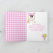 Carte Citronade rose Brown coiffeuse Joyeux anniversaire (Intérieur)