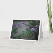 Carte Citronella Plante avec Portrait Floral (Devant)