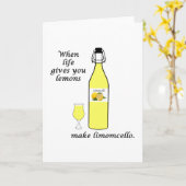 Carte Citrons en Limoncello (Fleur jaune)