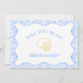 Carte Citrons et carreaux bleus Proposition d'une domest (Devant)