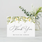 Carte Citrons et Merci verdoyant (Debout devant)