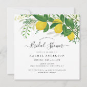 Carte Citrons frais et Fêtes des mariées Feuilles (Devant)