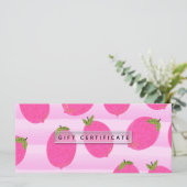 Carte Citrons roses Certificat cadeau Fruit Été Fruit br (Debout devant)