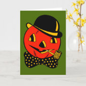 Carte Citrouille (Fleur jaune)