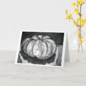 Carte Citrouille (Fleur jaune)