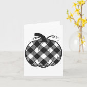 Carte Citrouille automne mignon Thanksgiving automne Buf (Fleur jaune)