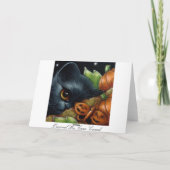 CARTE CITROUILLE CHAT CUISINE NOIRE BOUTEILLE HALLOWEEN (Dos)