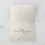 Carte Citrouille d'automne et maïs indien (Intérieur)