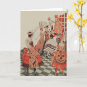 Carte Citrouille de chat noir de partie de Halloween (Fleur jaune)