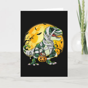 Carte Citrouille de la famille T-rex