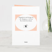 Carte Citrouille d'Halloween sous la lune et les étoiles (Dos)