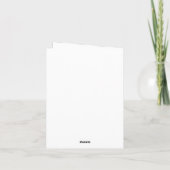 Carte citrouille d'Halloween squelette de main de citrou (Dos)