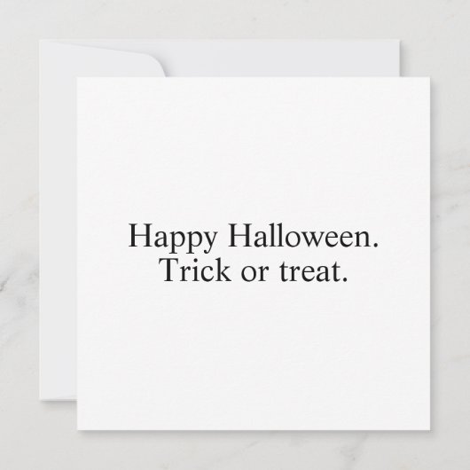 Carte Citrouille éffrayant Bonne Halloween Art (Dos)