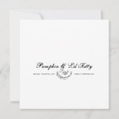 Carte Citrouille et Lil Kitty - Mini impression (Dos)