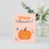 carte citrouille halloween (Debout devant)