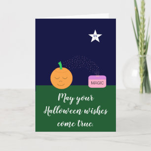 Carte Citrouille : Halloween