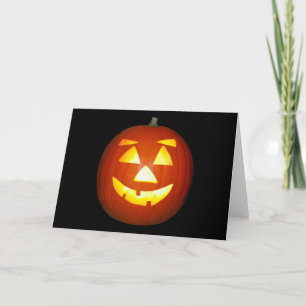 Carte Citrouille Halloween Jack-o'-lantern