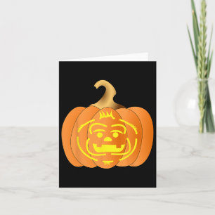 Carte Citrouille Jack-o'-lantern Halloween Hommes Femmes