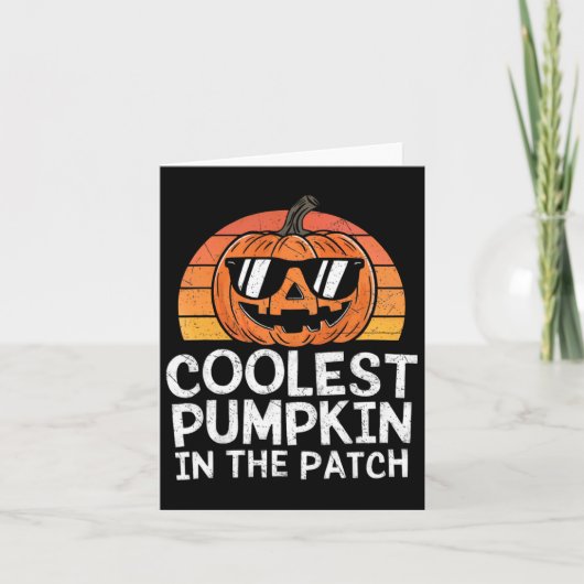 Carte Citrouille le plus froid dans le Patch Halloween A (Devant)