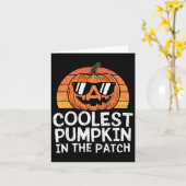 Carte Citrouille le plus froid dans le Patch Halloween A (Fleur jaune)