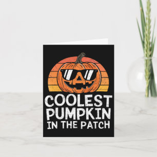Carte Citrouille le plus froid dans le Patch Halloween A