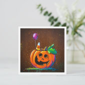 Carte Citrouille & Lil Candy Corn - Mini impression (Debout devant)