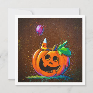 Carte Citrouille & Lil Candy Corn - Mini impression