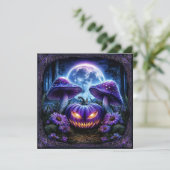 Carte Citrouille lumineuse (Debout devant)