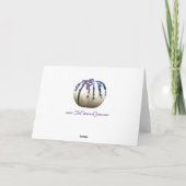 Carte Citrouille mauve gourde (Dos)