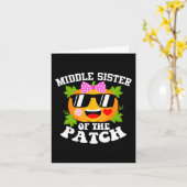 Carte Citrouille Middle Soeur Du Patch Fun Halloween (Fleur jaune)