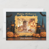 Carte Citrouille Peek-a-BOO (Devant)