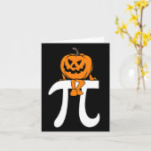Carte Citrouille Pie Math Funny Halloween Thanksgiving P (Fleur jaune)