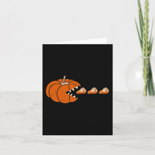 Carte Citrouille Pie Thanksgiving Day Fun Automne Automn