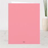 Carte Citrouille rose Surprise Fantomatique (Dos)