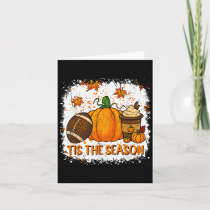 Carte Citrouille Sce Football C'est La Saison Automne Ac