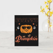 Carte Citrouille super Le Plus Froid Dans Le Patch Hallo (Fleur jaune)