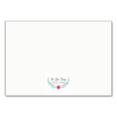 Carte citrouille Thanksgiving Table Place (Dos)