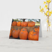 Carte Citrouilles (Fleur jaune)