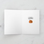 Carte Citrouilles contre l'Halloween de l'ivrogne (Intérieur)