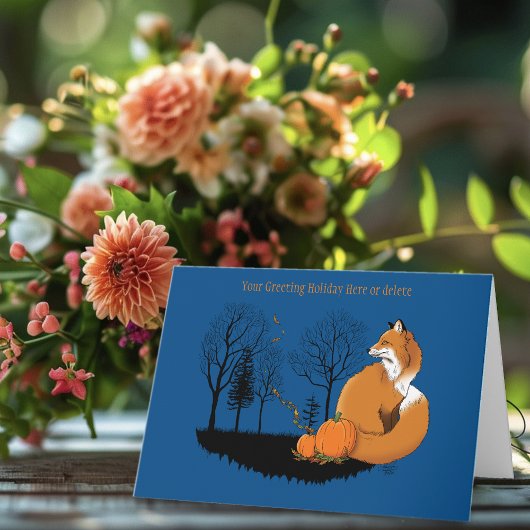 Carte Citrouilles de la forêt Red Fox