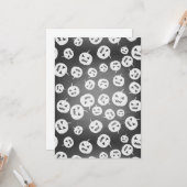 Carte Citrouilles d'Halloween (Devant/Arrière en situation)