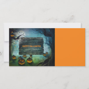 Carte Citrouilles d'Halloween