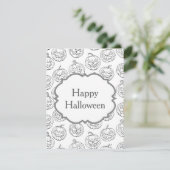 Carte Citrouilles d'Halloween (Debout devant)