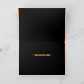 Carte Citrouilles d'Halloween fou (cadre photo) (Intérieur)