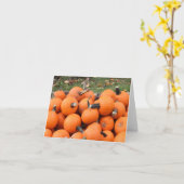 Carte Citrouilles effrayantes (Fleur jaune)