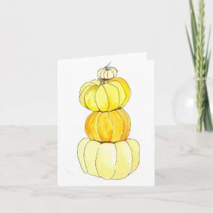 Carte citrouilles empilés