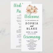 Carte Citrouilles et tournesols Automne White Wedding Pr (Devant / Derrière)