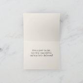 Carte Citrouilles Halloween Vintage Salutations (Intérieur)