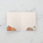 Carte Citrouilles héritage d'automne (Intérieur)