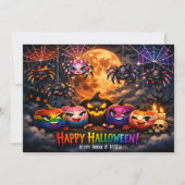 Carte 🕷️🌈 citrouilles patch arc-en-ciel LGBT (Devant)